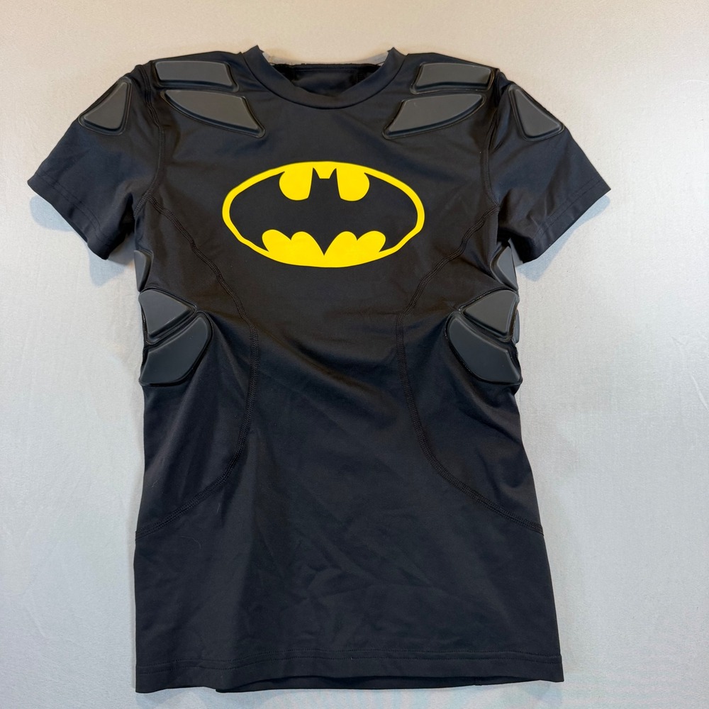 Under Armour Batman HeatGear Padded Football Compression Shirt Youth Medium